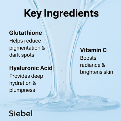 Rapiwhite Skin Lightening Serum – Glutathione, Vitamin C & Hyaluronic Acid | 20ml (0.68 fl oz)