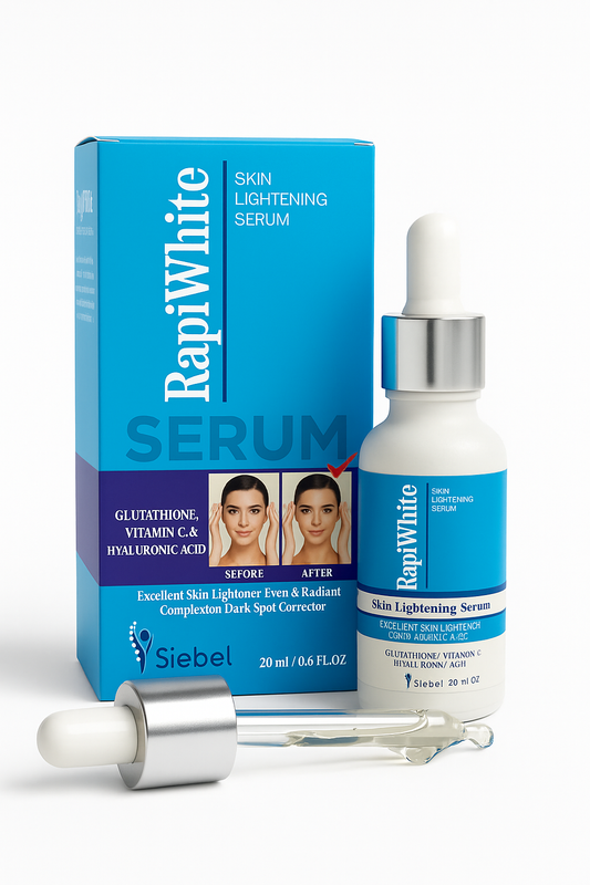 Rapiwhite Skin Lightening Serum – Glutathione, Vitamin C & Hyaluronic Acid | 20ml (0.68 fl oz)