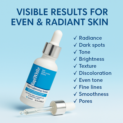 Rapiwhite Skin Lightening Serum – Glutathione, Vitamin C & Hyaluronic Acid | 20ml (0.68 fl oz)